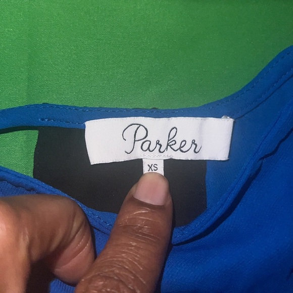 Parker Blue Sleeveless/ Backless  Hi Low Women's Top size XS - Picture 5 of 6